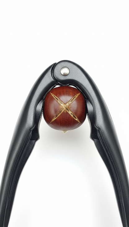 Cascanueces y Cortador de Castañas Profesional - Cuchillas en Cruz