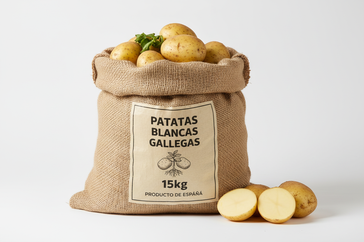 Patatas de Galicia - Variedad Blanca Premium